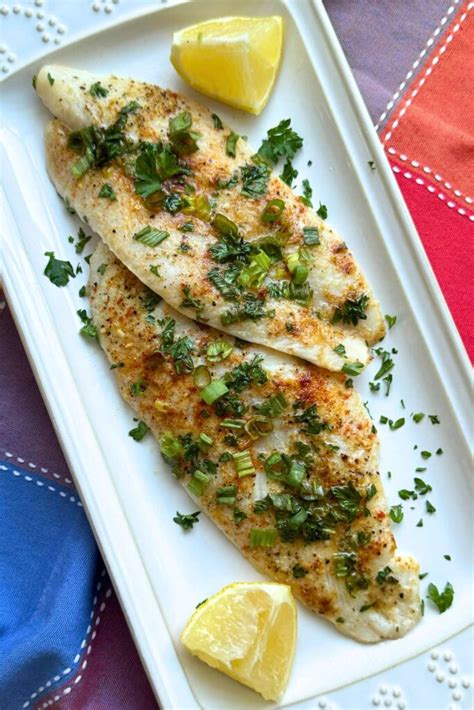 Lemony Baked Basa Fillets .